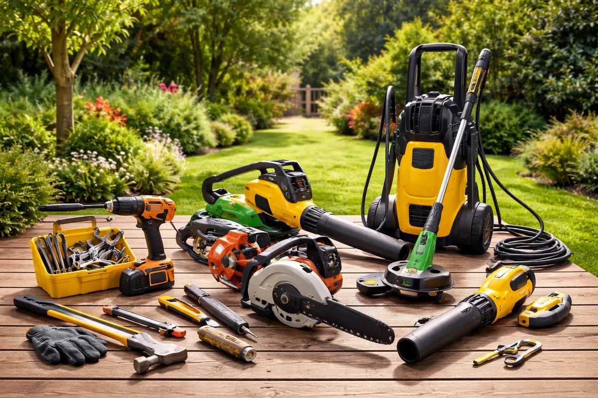 Quel est le meilleur outillage pour réaliser des travaux de bricolage en extérieur